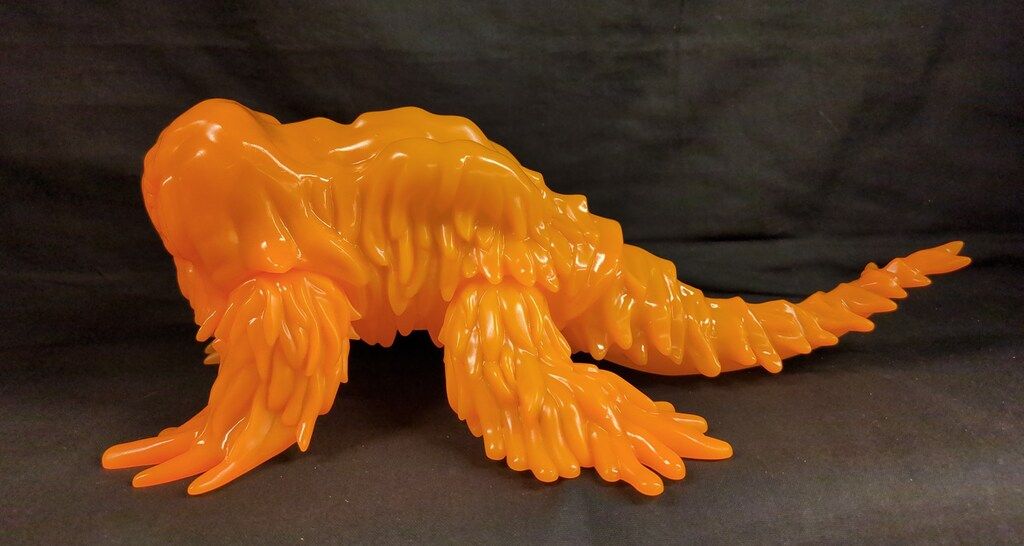マルサン 世紀の大怪獣 ヘドラ 四足歩行 オレンジ成型/未塗装 マルサン