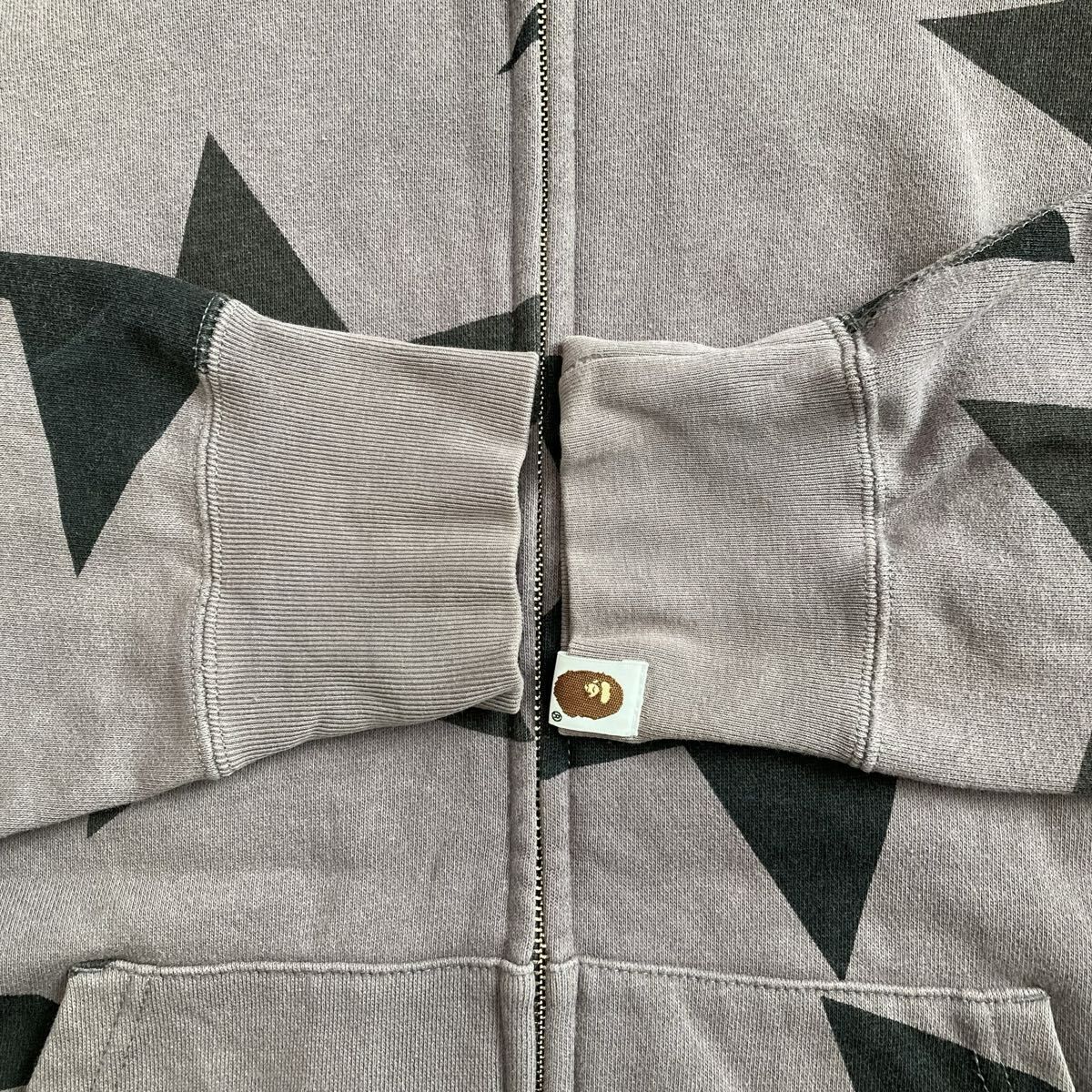 BAPE スター パーカー Lサイズ グレー a bathing ape star BAPE STA