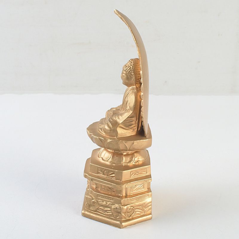 仏教美術 古銅鍍金 大日如來座像 仏像 C S664 - メルカリ