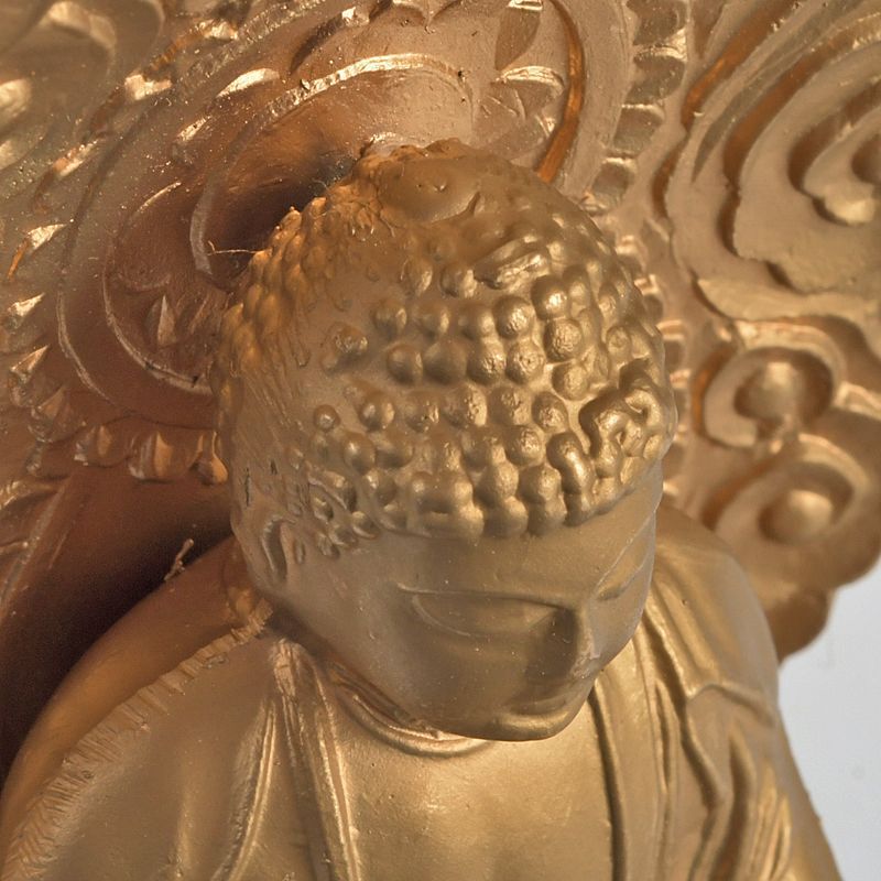 仏教美術 古銅鍍金 大日如來座像 仏像 C S664 - メルカリ