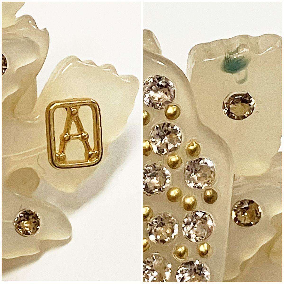 ALEXANDRE DE PARIS アレクサンドル ドゥ パリ ローズ ラインストーン