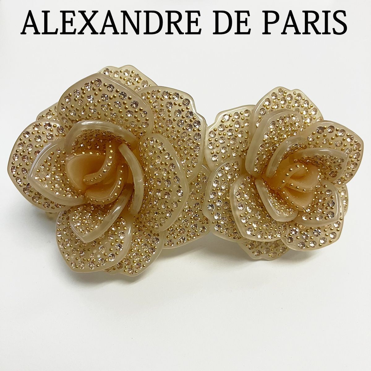 ALEXANDRE DE PARIS アレクサンドル ドゥ パリ ローズ ラインストーン