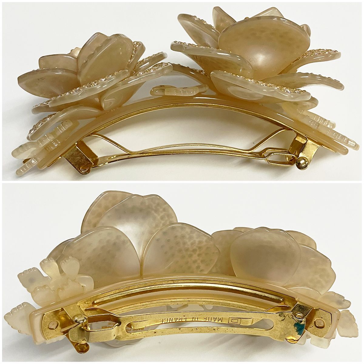 ALEXANDRE DE PARIS アレクサンドル ドゥ パリ ローズ ラインストーン