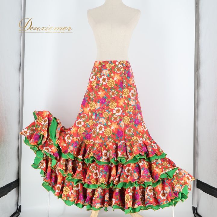 フラメンコ　ファルダ　イベリア　HERMOSA フラメンコ 衣装 エルモサイベリア HERMOSA IBERIA ファルダ スカート