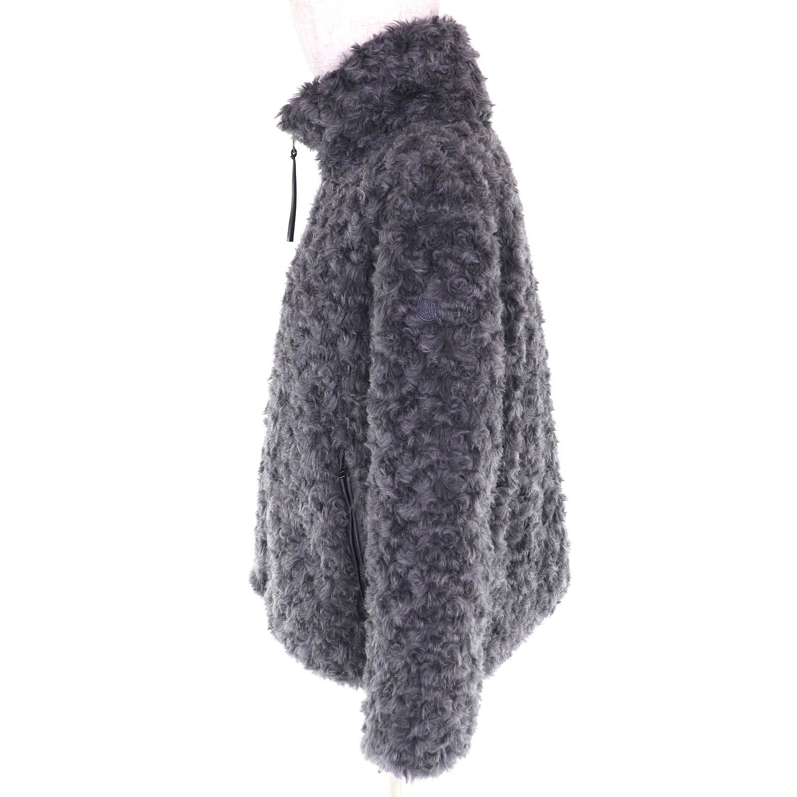 極美品△MONCLER モンクレール 2022年製 GOURNAVA ボア エコファー 