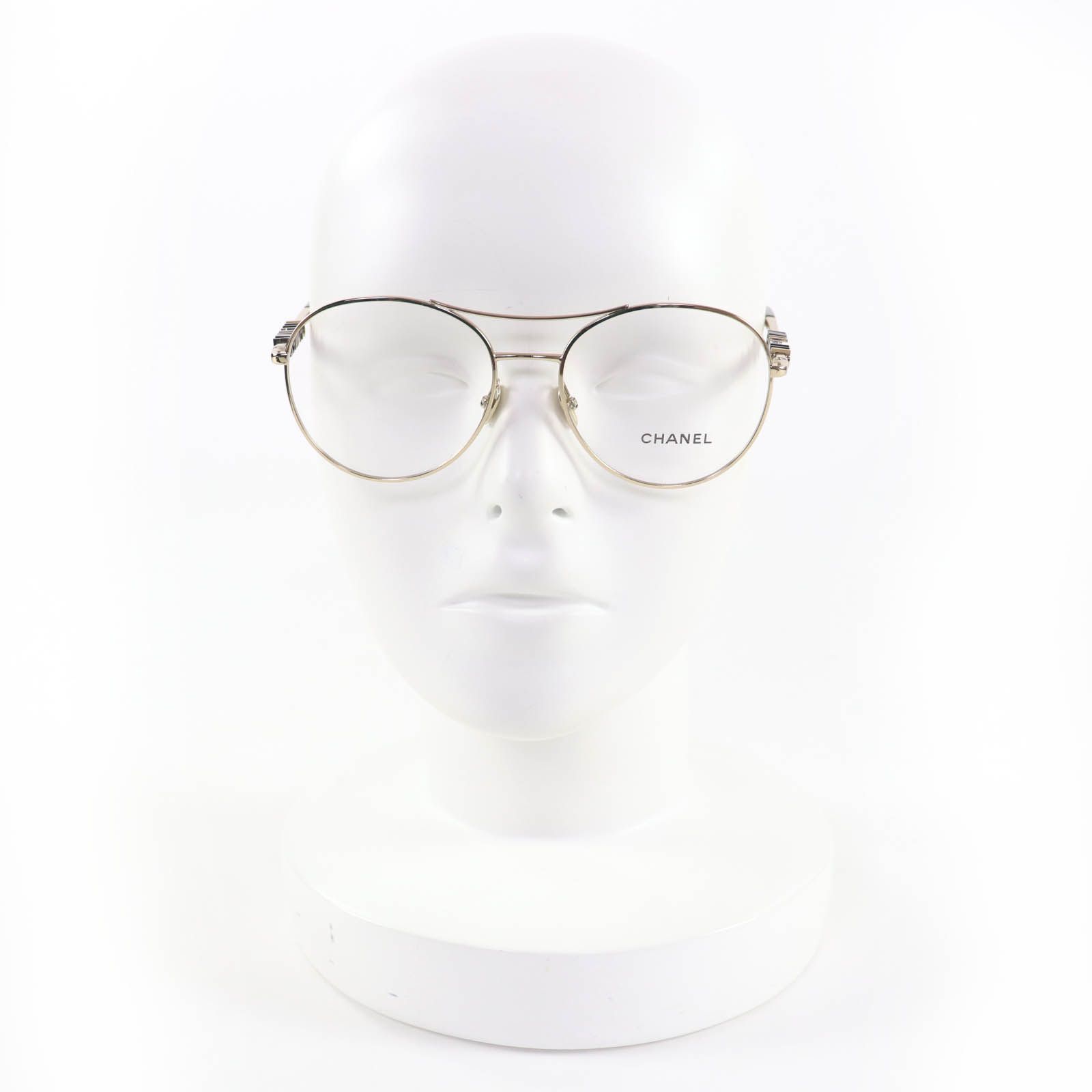 未使用品☆CHANEL シャネル 2214 ロゴ ツーブリッジ メガネ 眼鏡 アイ