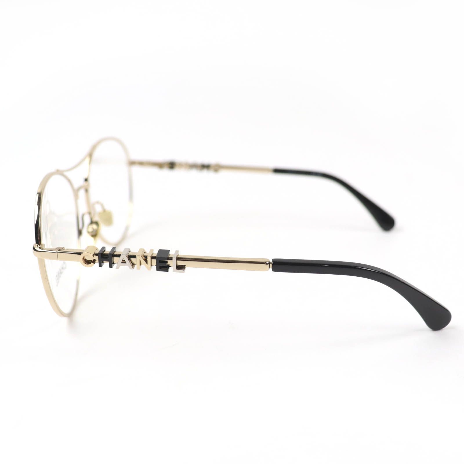 未使用品☆CHANEL シャネル 2214 ロゴ ツーブリッジ メガネ 眼鏡 アイ