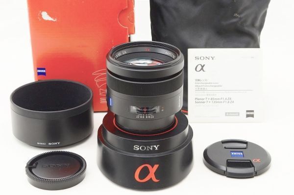 ☆極上美品☆ Sony ソニー Zeiss Planar T＊ 85mm F1.4 ZA SAL85F14Z