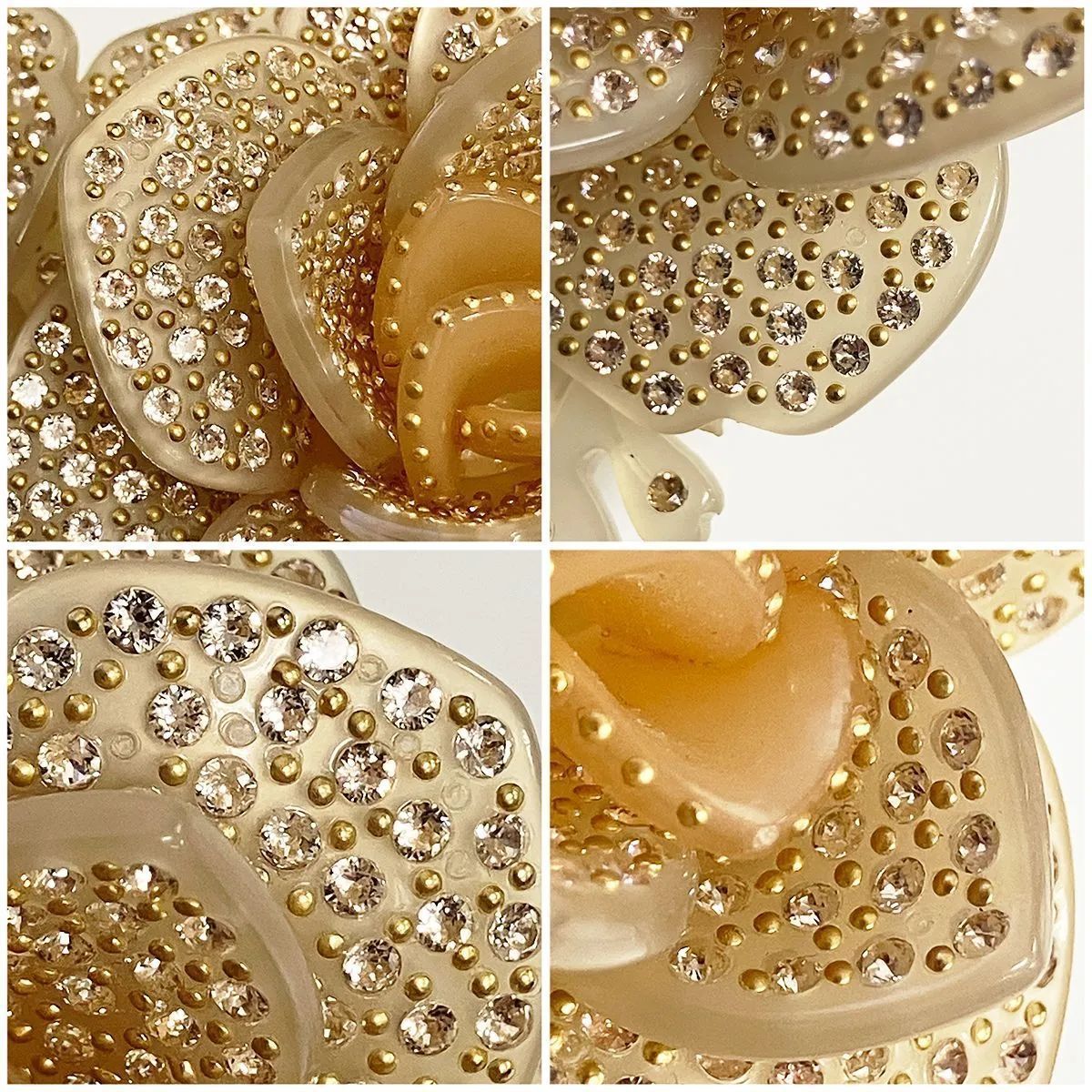 ALEXANDRE DE PARIS アレクサンドル ドゥ パリ ローズ ラインストーン