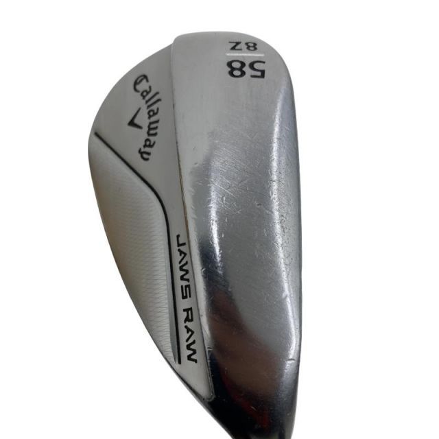 中古】 キャロウェイ JAWS RAW クロムメッキ 58°/08°Z ウェッジ WG NS