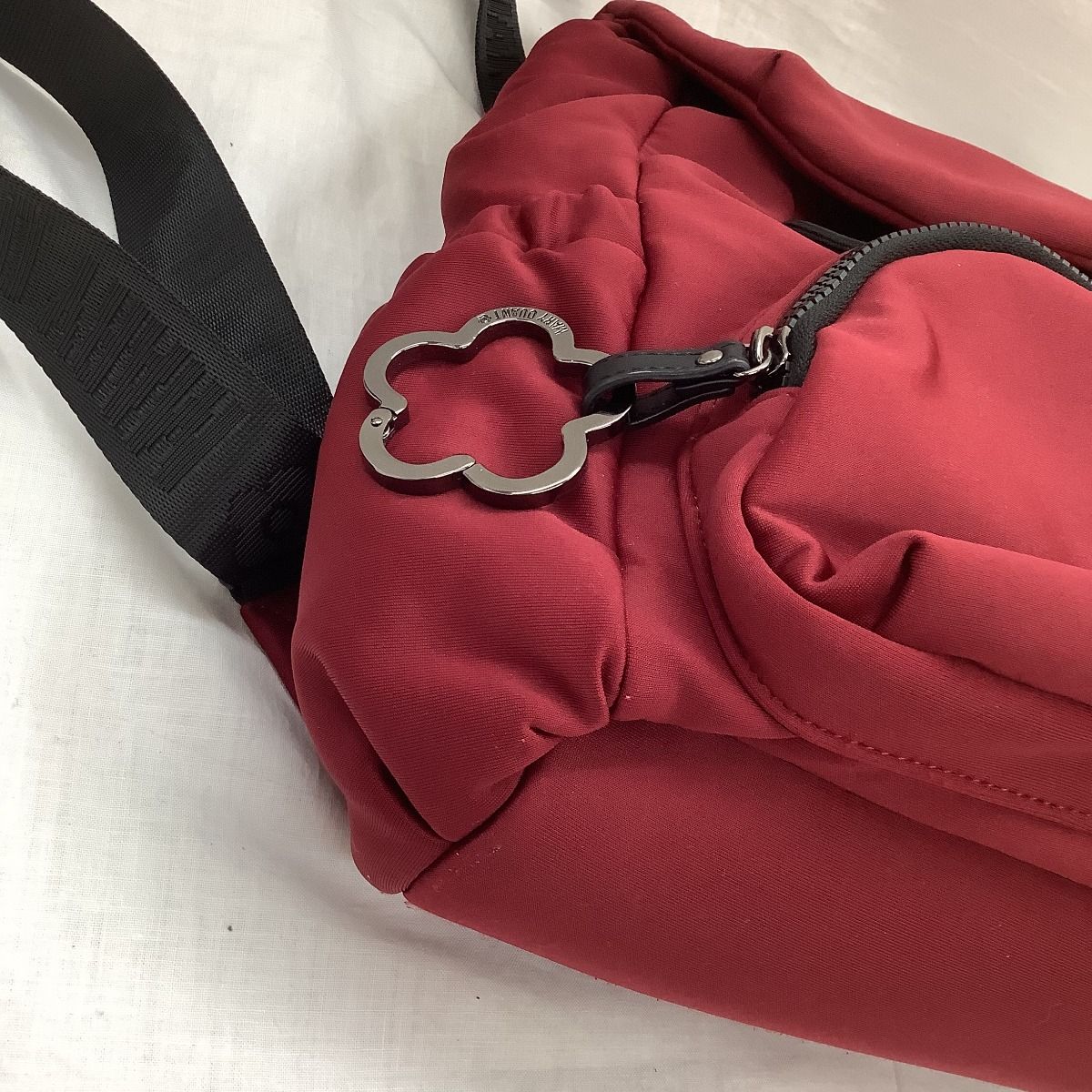 ♪♪MARY QUANT マリークワント レディース カラビナリュック ボルドー