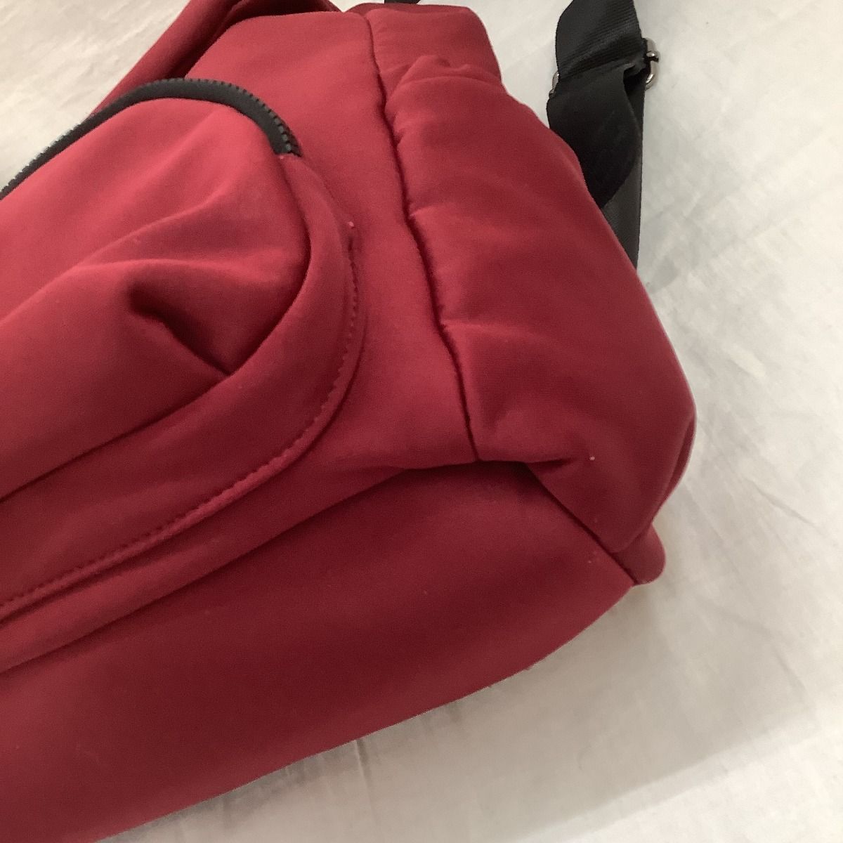 ♪♪MARY QUANT マリークワント レディース カラビナリュック ボルドー