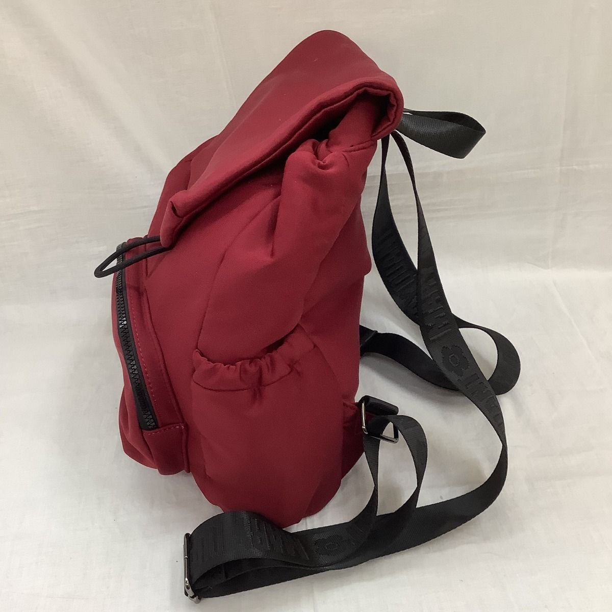 ♪♪MARY QUANT マリークワント レディース カラビナリュック ボルドー