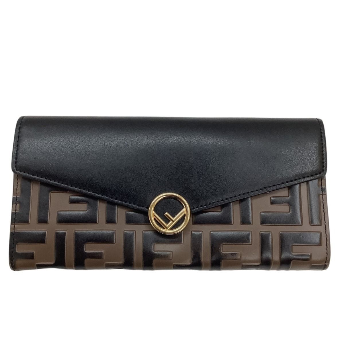 ♪♪FENDI フェンディ 長財布 ズッカ コンチネンタル ベージュ - メルカリ