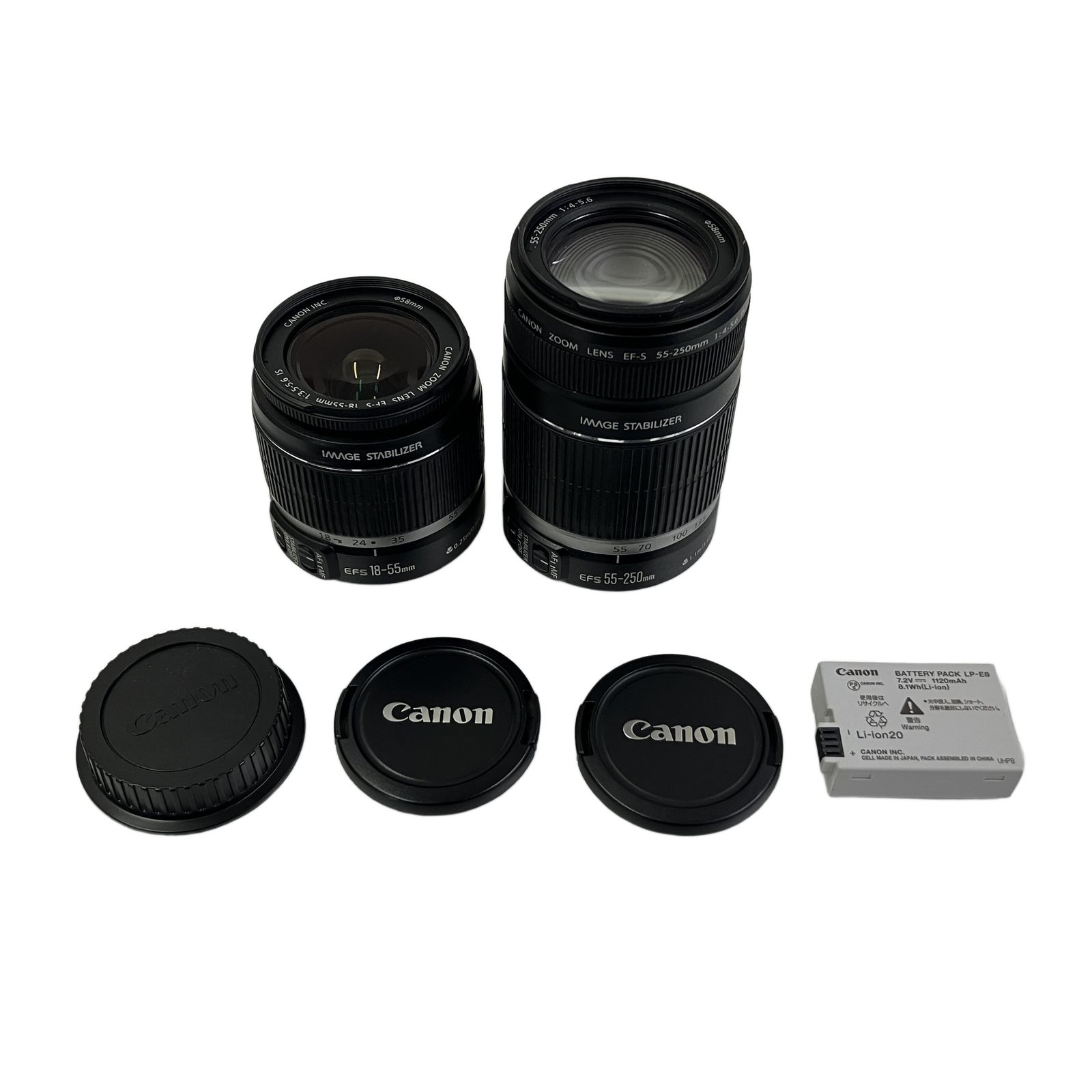 Canon EOS Kiss X4 EF-S 18-55mm F3.5-5.6 55-250mm F4-5.6 ダブル