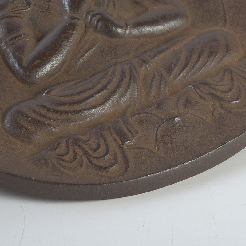 南部鉄器 鈴木盛久作 レリーフ 一字金輪像懸仏 共箱 C S670 - メルカリ