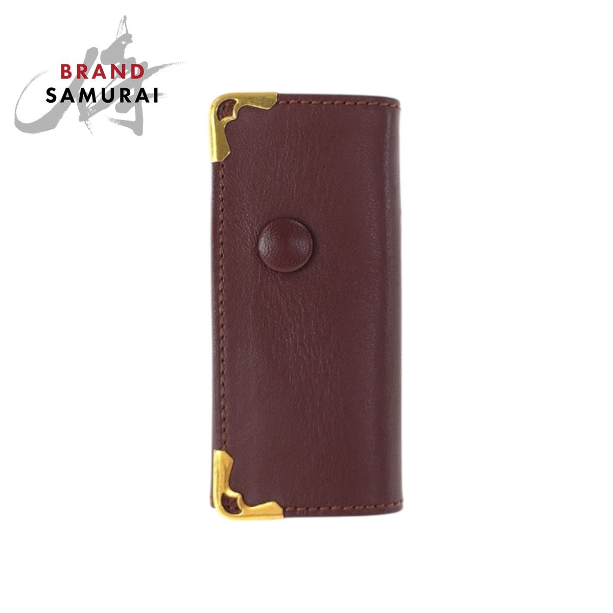 美品 CARTIER カルティエ マストライン 4連 ワインレッド ボルドー