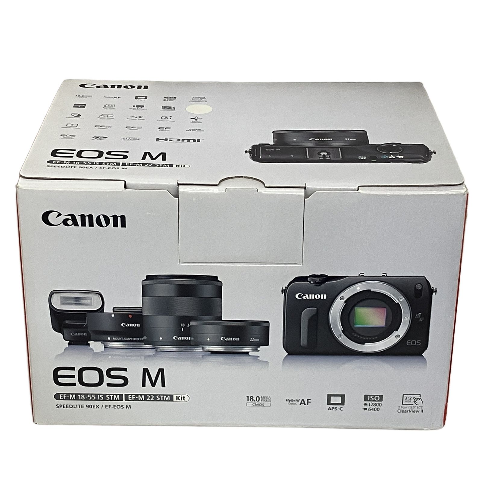 Canon EOS M EF-M 18-55mm 22mm ダブルレンズキット キヤノン ミラー