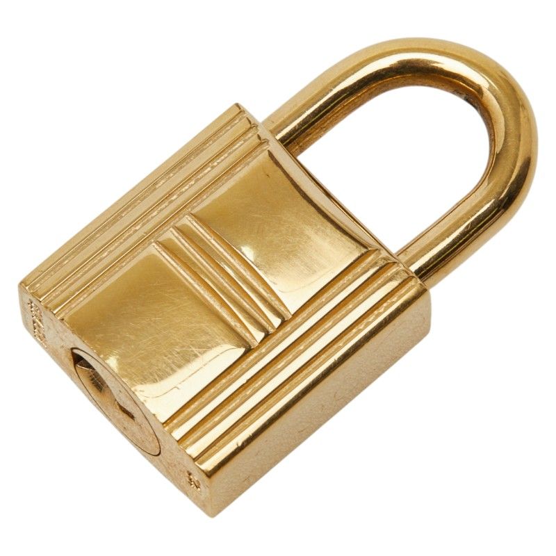 エルメス カデナ 南京錠 キー セット ゴールド メッキ レディース