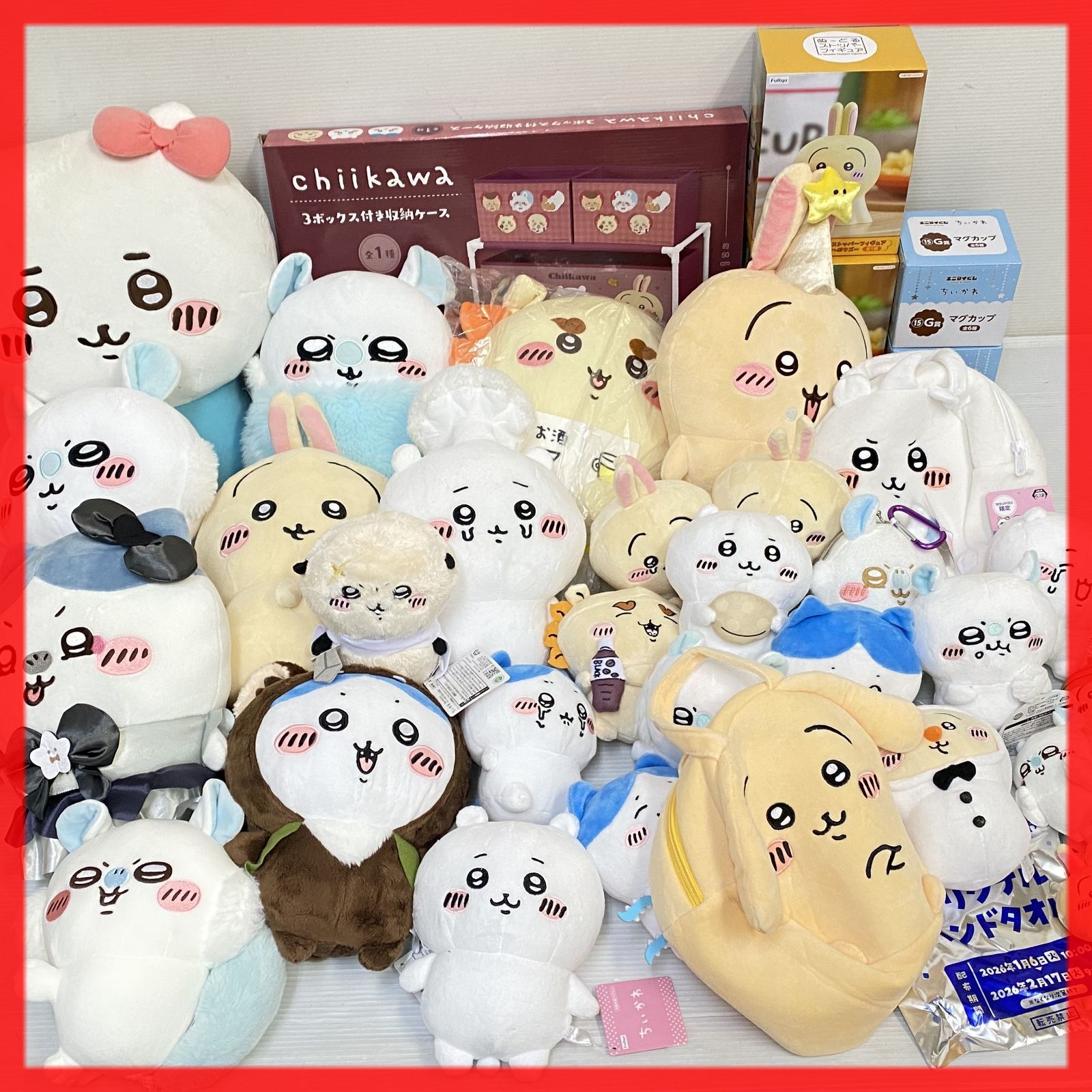 160 ちいかわ グッズ まとめ ぬいぐるみ 他 ※汚れあるもの含む 中古品