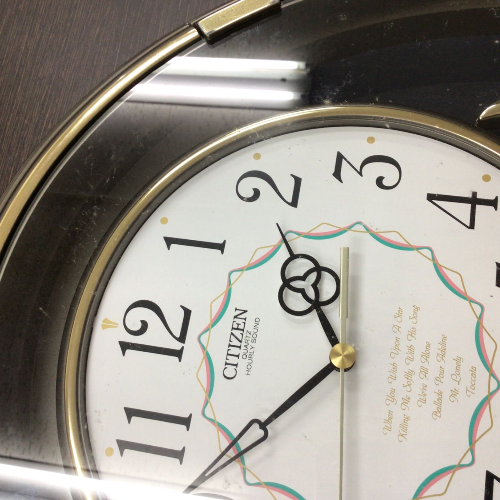 ジャンク品】CITIZEN 掛け時計 回転飾り付きメロディ6曲入 - メルカリ