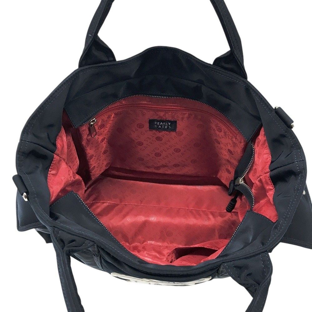  PEARLY GATES パーリーゲイツ トートバッグ スヌーピー ネイビー系 240101610146 ゴルフウェア ストスト リカバリー用品 ゴルフバッグ キャディバッグ ゴルフ