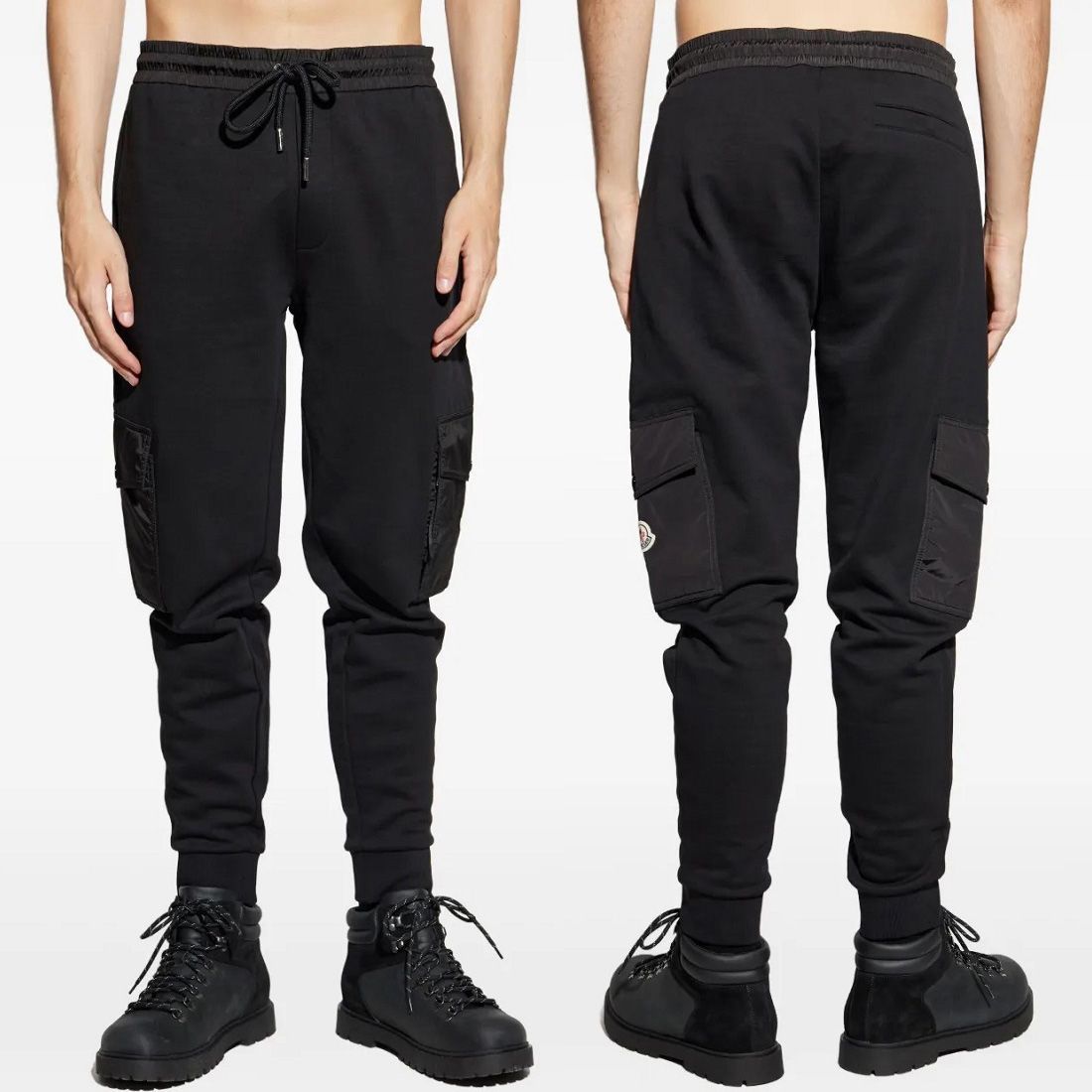 22 MONCLER モンクレール 8H00023 89A8F ブラック スウェットパンツ