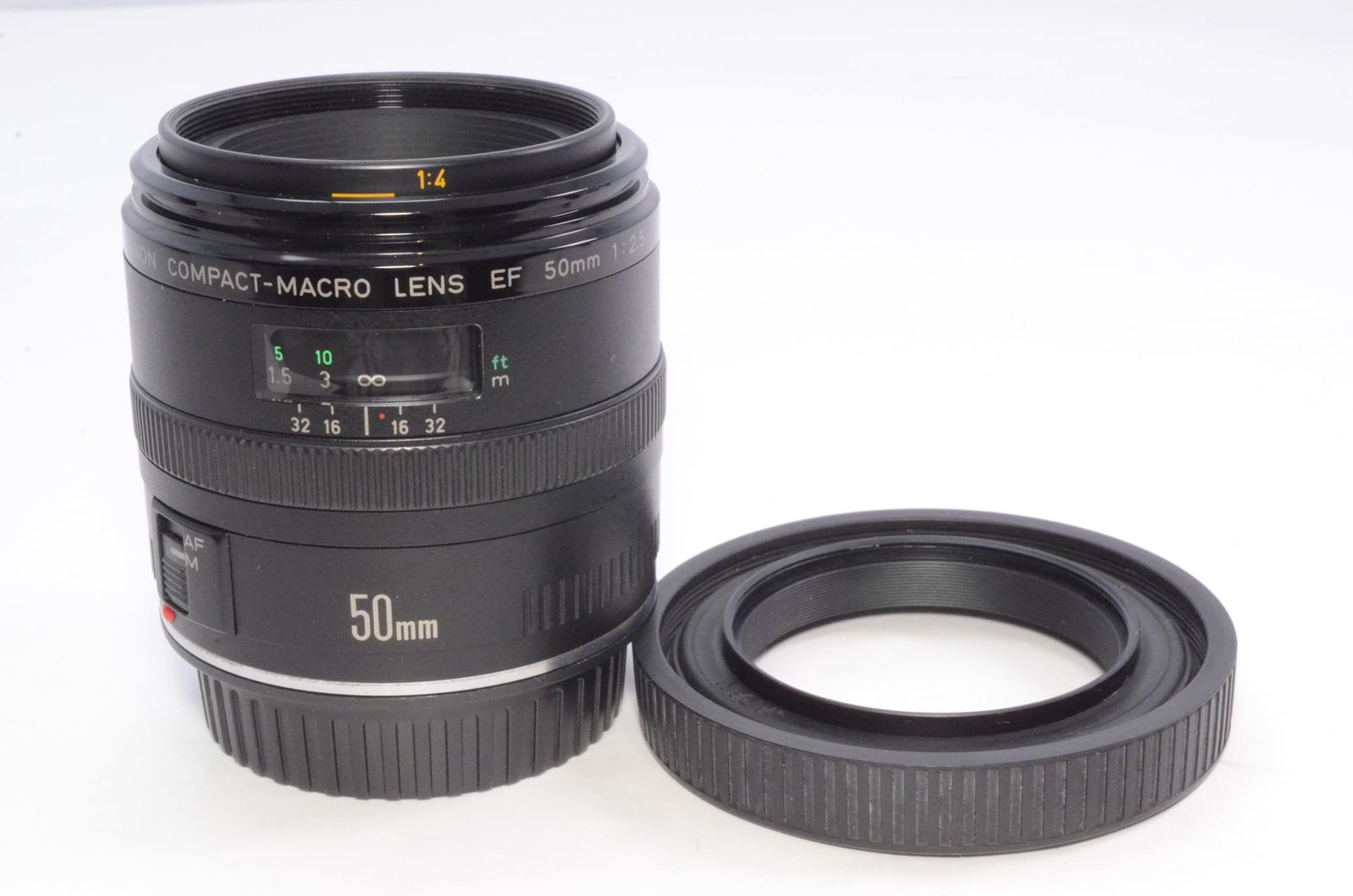 レンズフードつき良品】Canon キャノン EF50mm F2.5 コンパクトマクロ