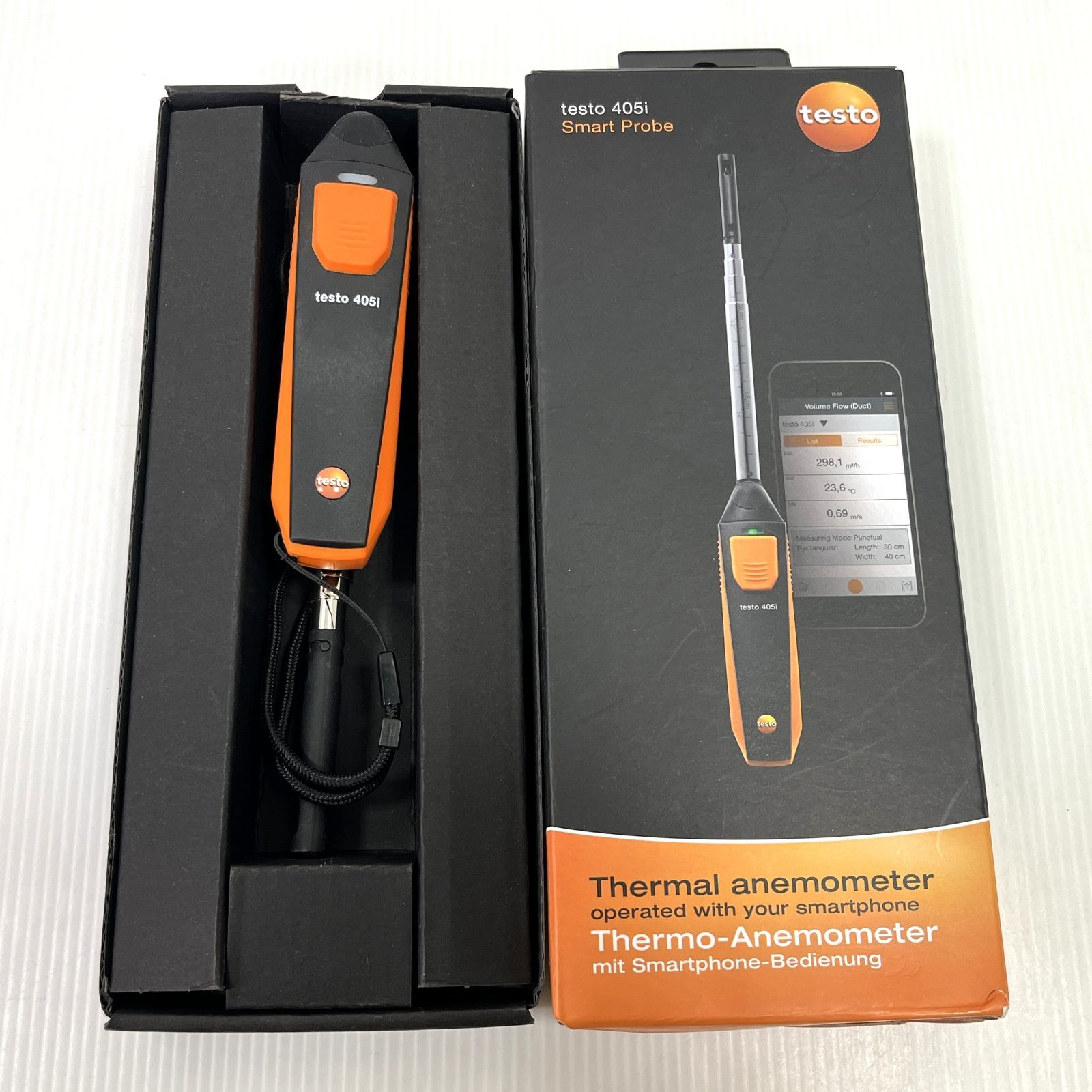 testo Smart Probe 405 i テスト スマート プローブ 熱線式風速計 GM
