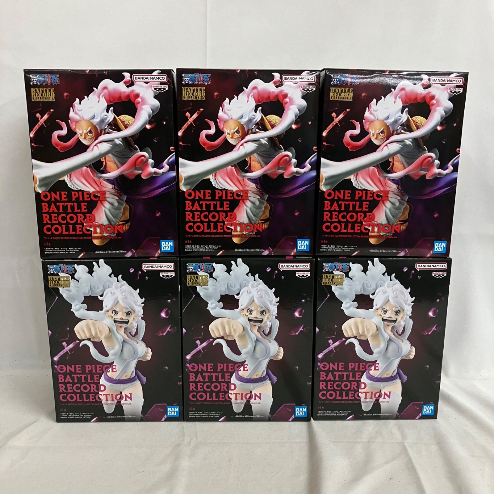 未開封 ワンピース BATTLE RECORD COLLECTION ルフィ ボニー