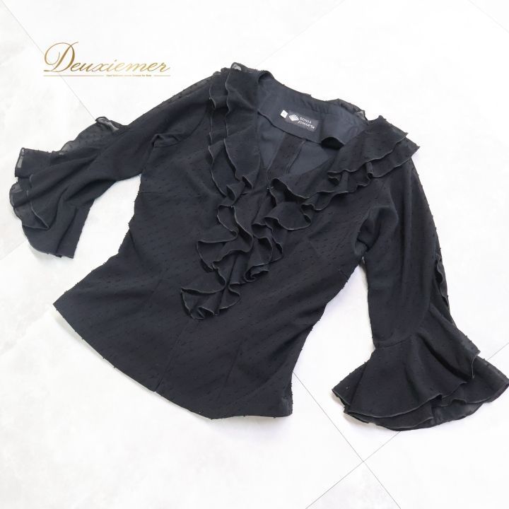 フラメンコ 衣装 ソニアジョーンズ SONIA JOHNES トップス ブラウス 黒