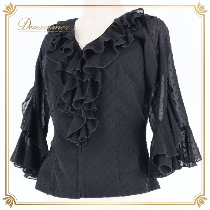 フラメンコ 衣装 ソニアジョーンズ SONIA JOHNES トップス ブラウス 黒