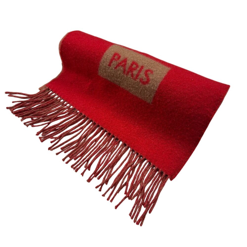 【美品】LOUIS VUITTON ルイヴィトン　マフラー エシャルプ バローダ LOUIS VUITTON ルイヴィトン M71295 LVのロゴ エシャルプ・バローダ