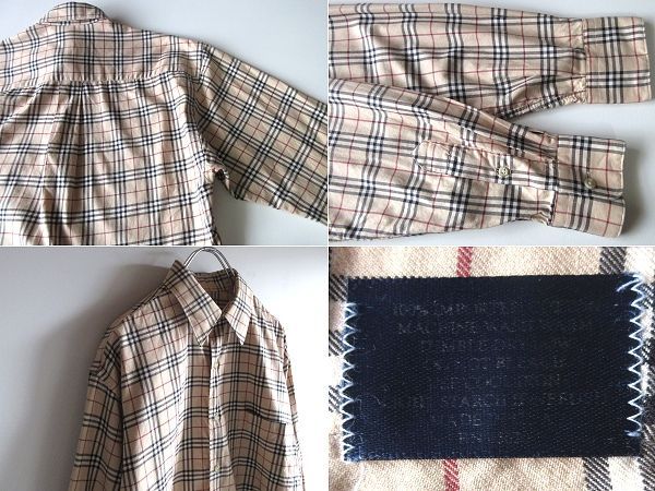 希少 90sビンテージ USA製 BURBERRY LONDON バーバリー ロンドン ノバ