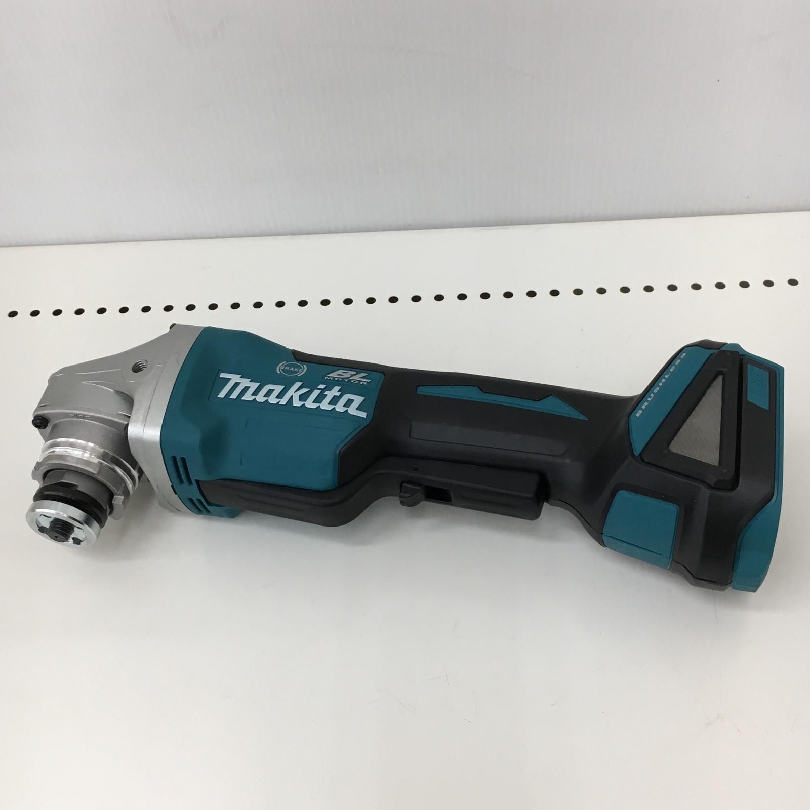 △△MAKITA マキタ 100 mm 18 V 充電式ディスクグラインダー フルセット 6.0 Ahバッテリー×2 充電器DC RF ケース付