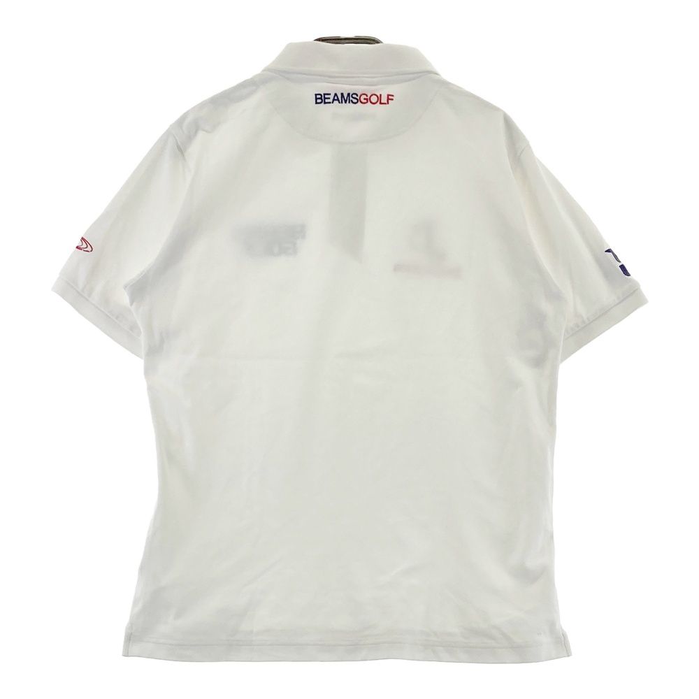 BEAMS GOLF ポロシャツ ホワイト サイズ：M BEAMS GOLF ビームスゴルフ 半袖ポロシャツ ホワイト系