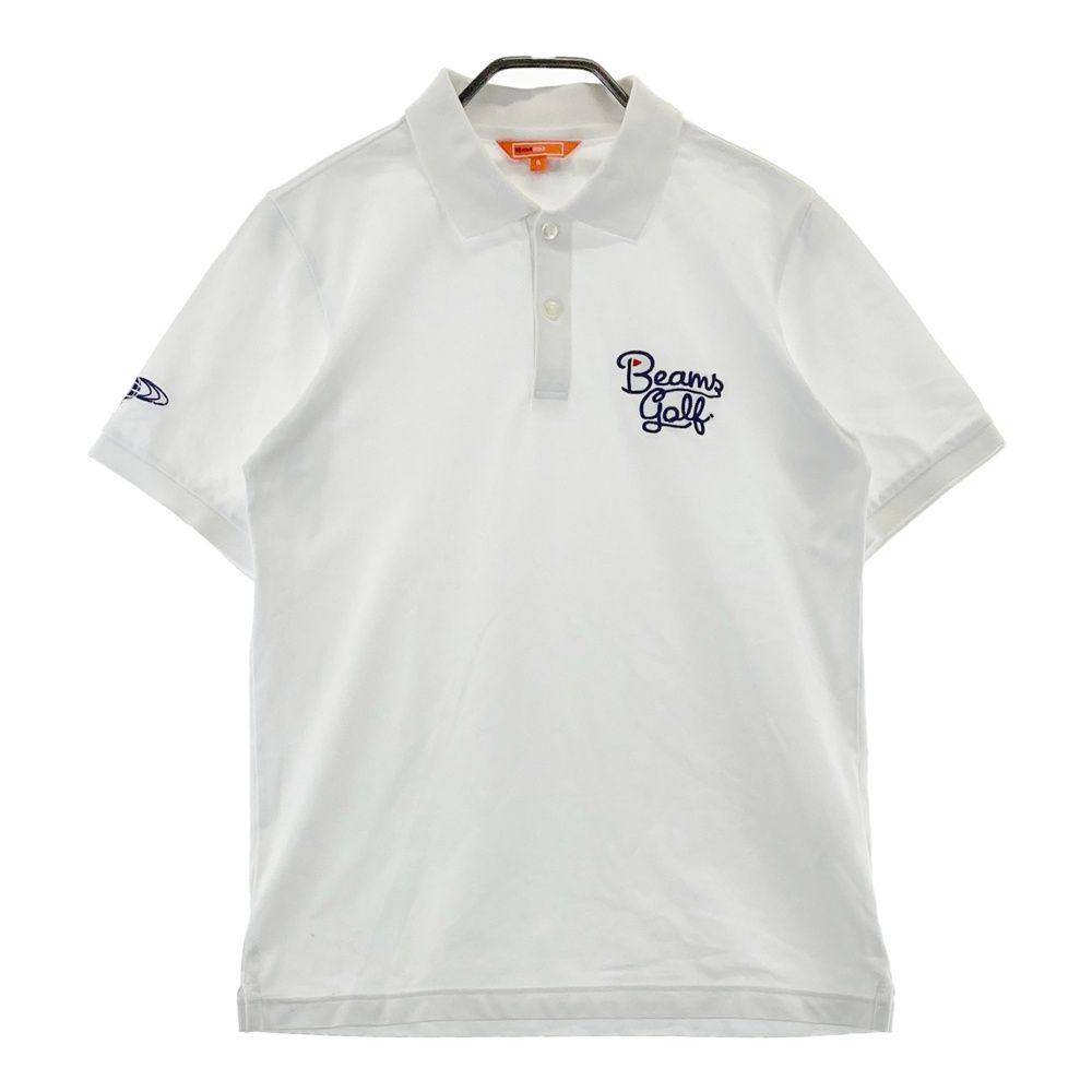 サイズ：S BEAMS GOLF ビームスゴルフ 半袖ポロシャツ ホワイト系