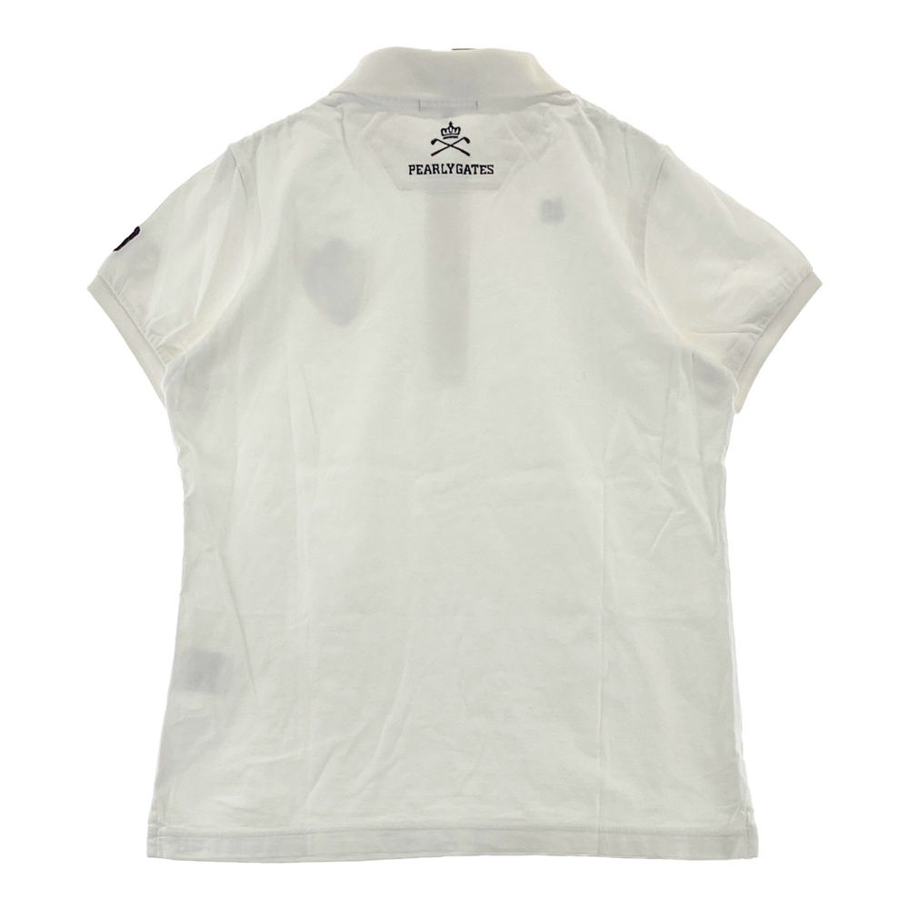 サイズ：1 PEARLY GATES パーリーゲイツ 半袖ポロシャツ ホワイト系