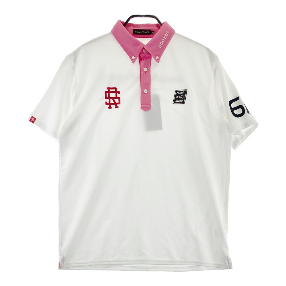 サイズ：XL ROUGH&SWELL ラフアンドスウェル 半袖ポロシャツ ホワイト