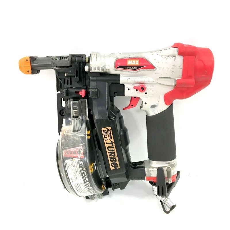MAX マックス 常圧ねじ打機 TD 332 G 本体のみ ターボドライバ 25 32 mm 内装 木工 木材加工 エア工具 △ DW 3847