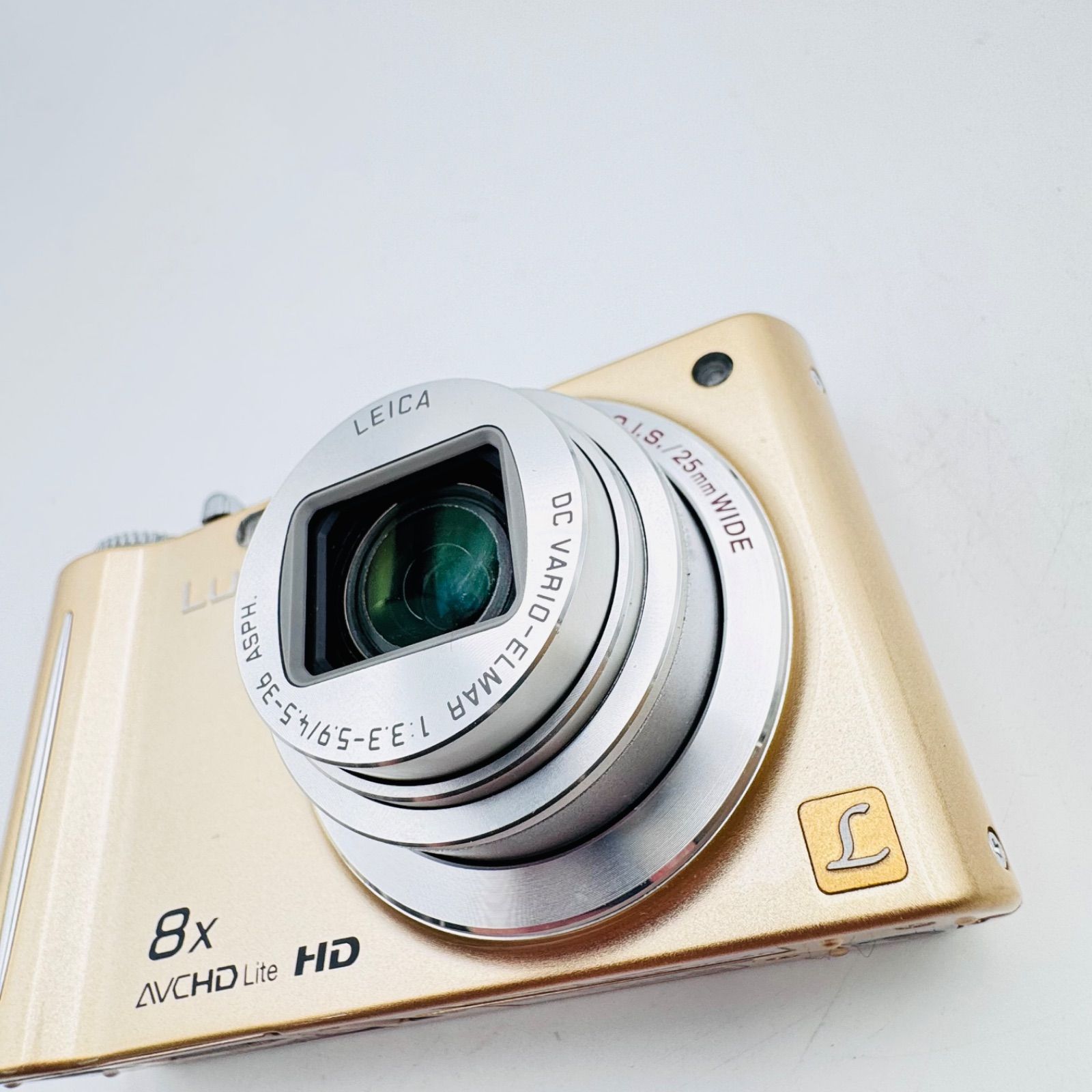 美品】Panasonic LUMIX DMC-ZX3 ゴールド 元箱•取説•充電器付き (25