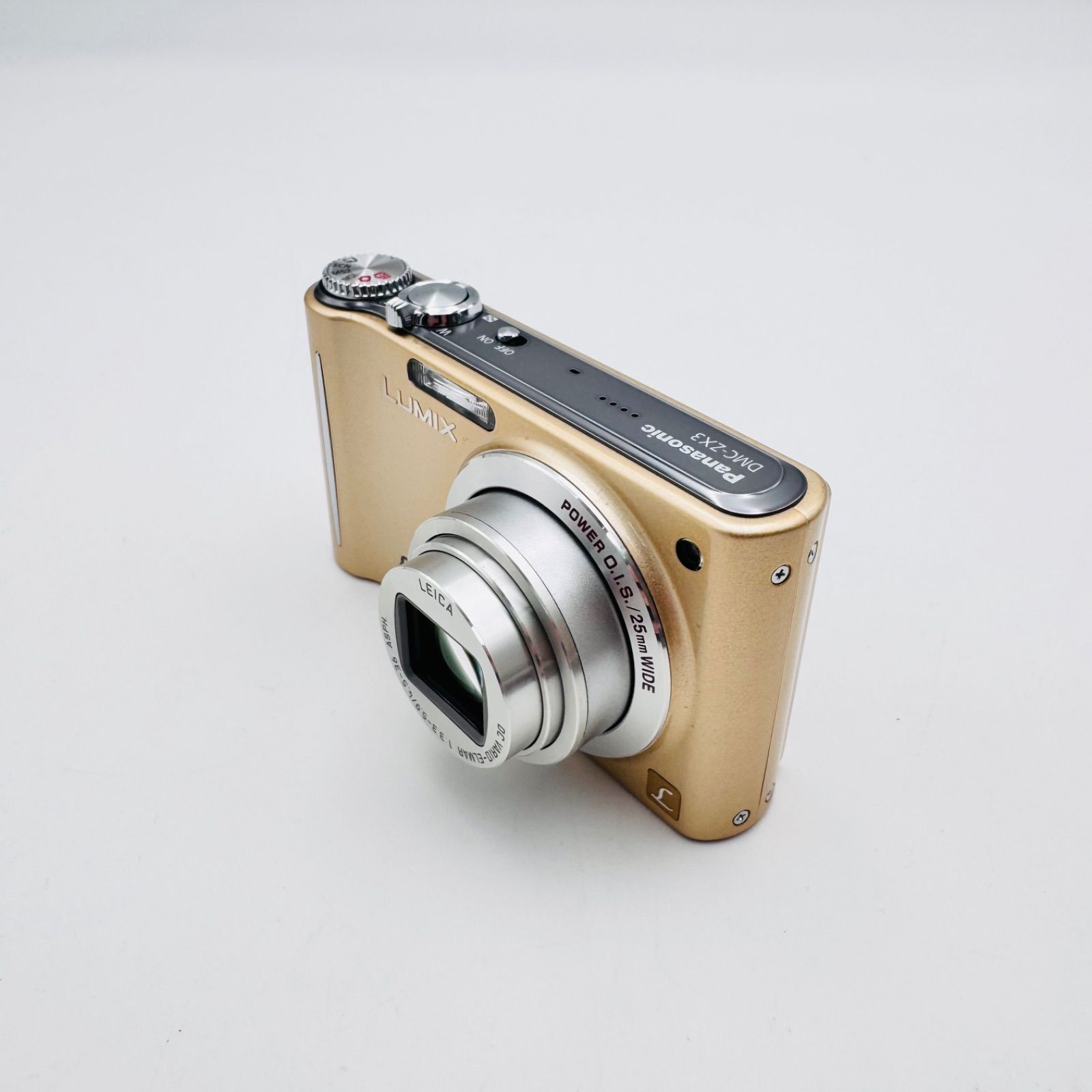 美品】Panasonic LUMIX DMC-ZX3 ゴールド 元箱•取説•充電器付き (25