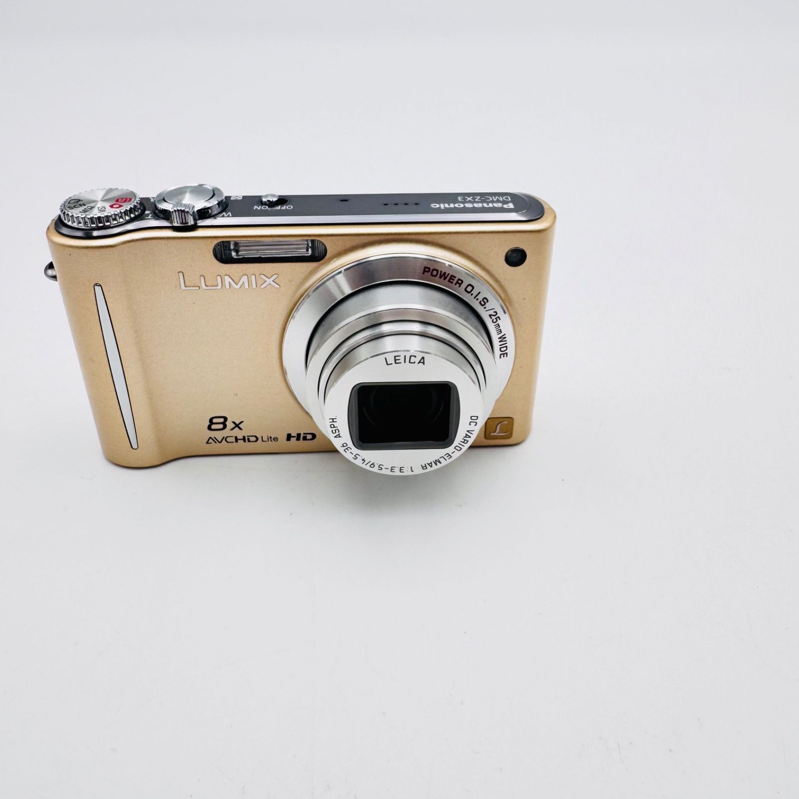 美品】Panasonic LUMIX DMC-ZX3 ゴールド 元箱•取説•充電器付き (25