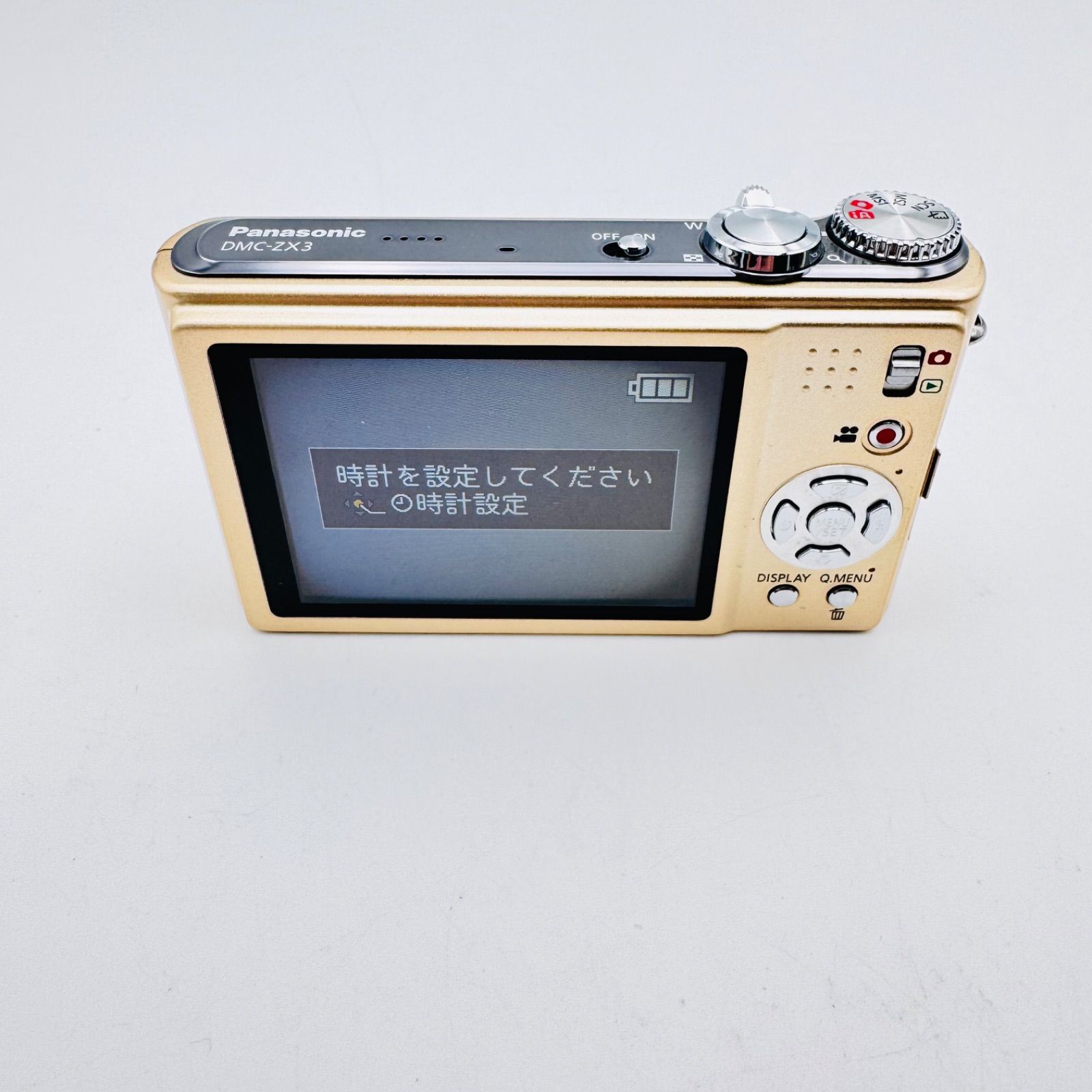 美品】Panasonic LUMIX DMC-ZX3 ゴールド 元箱•取説•充電器付き (25