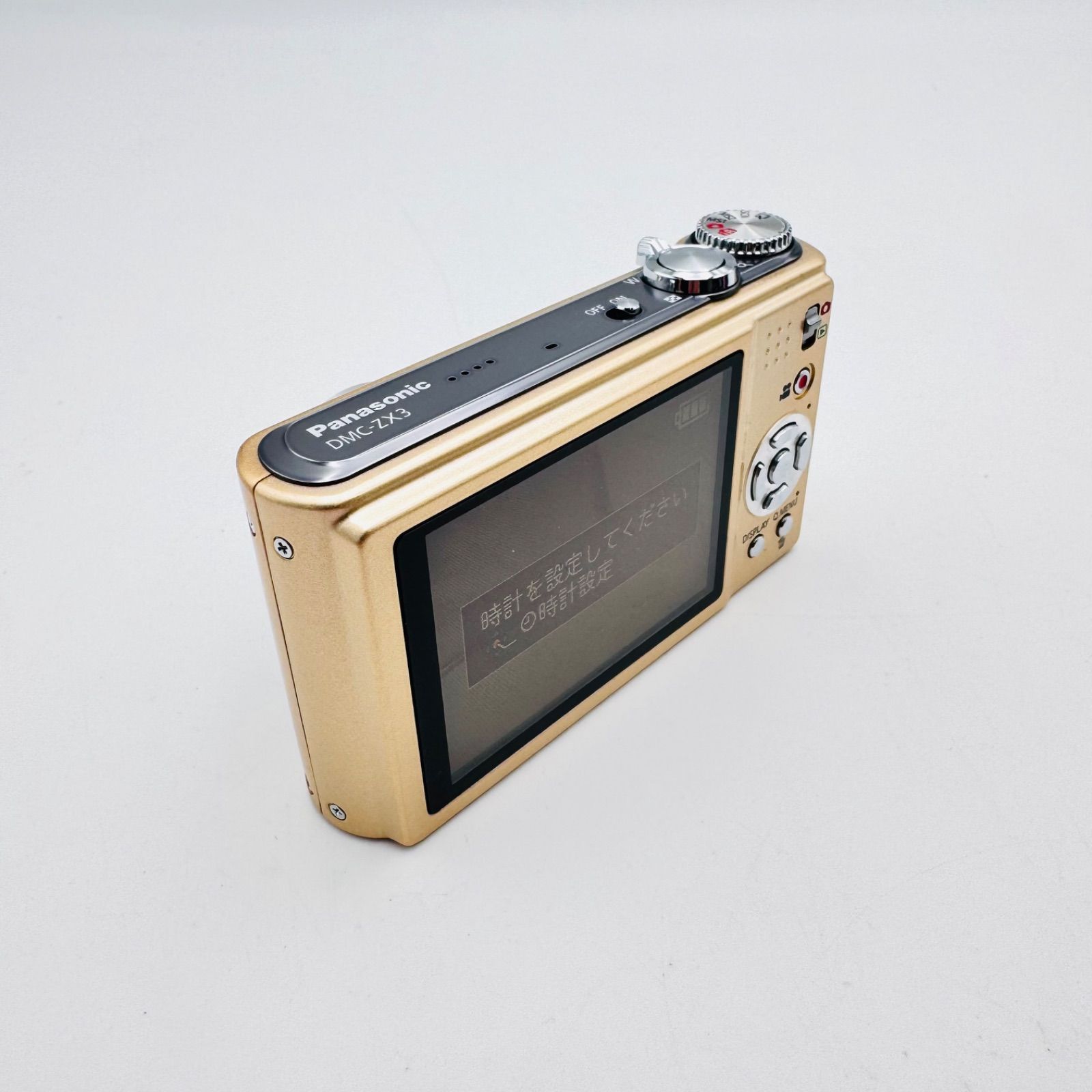 美品】Panasonic LUMIX DMC-ZX3 ゴールド 元箱•取説•充電器付き (25
