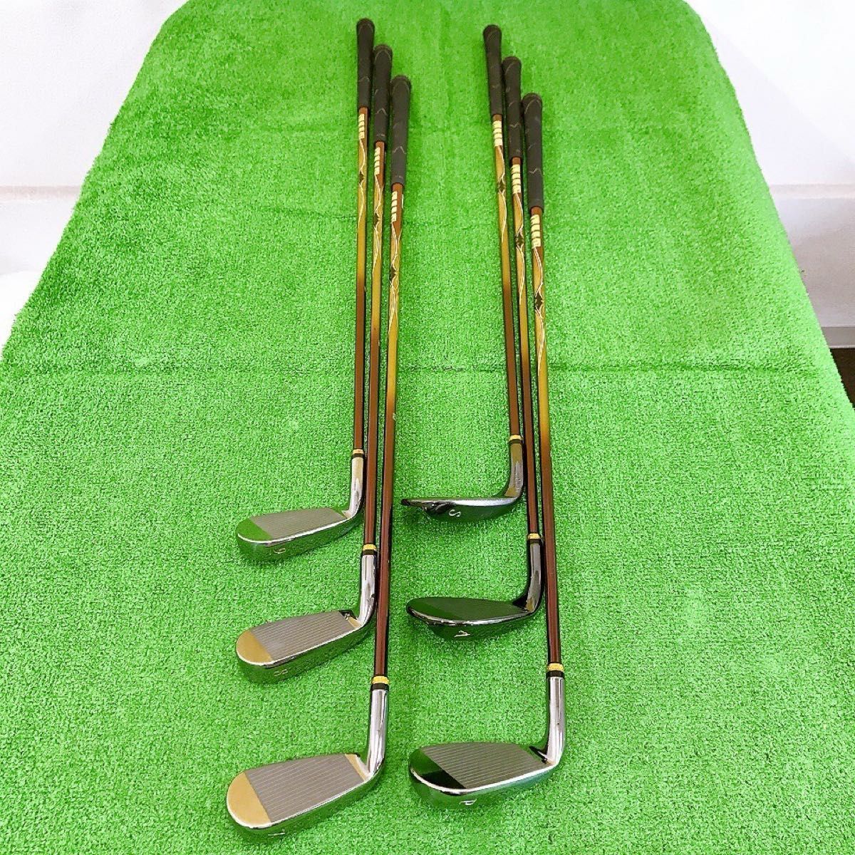 テ11☆マジェスティプレステジオ11 6本アイアンセット R2 LV740 金