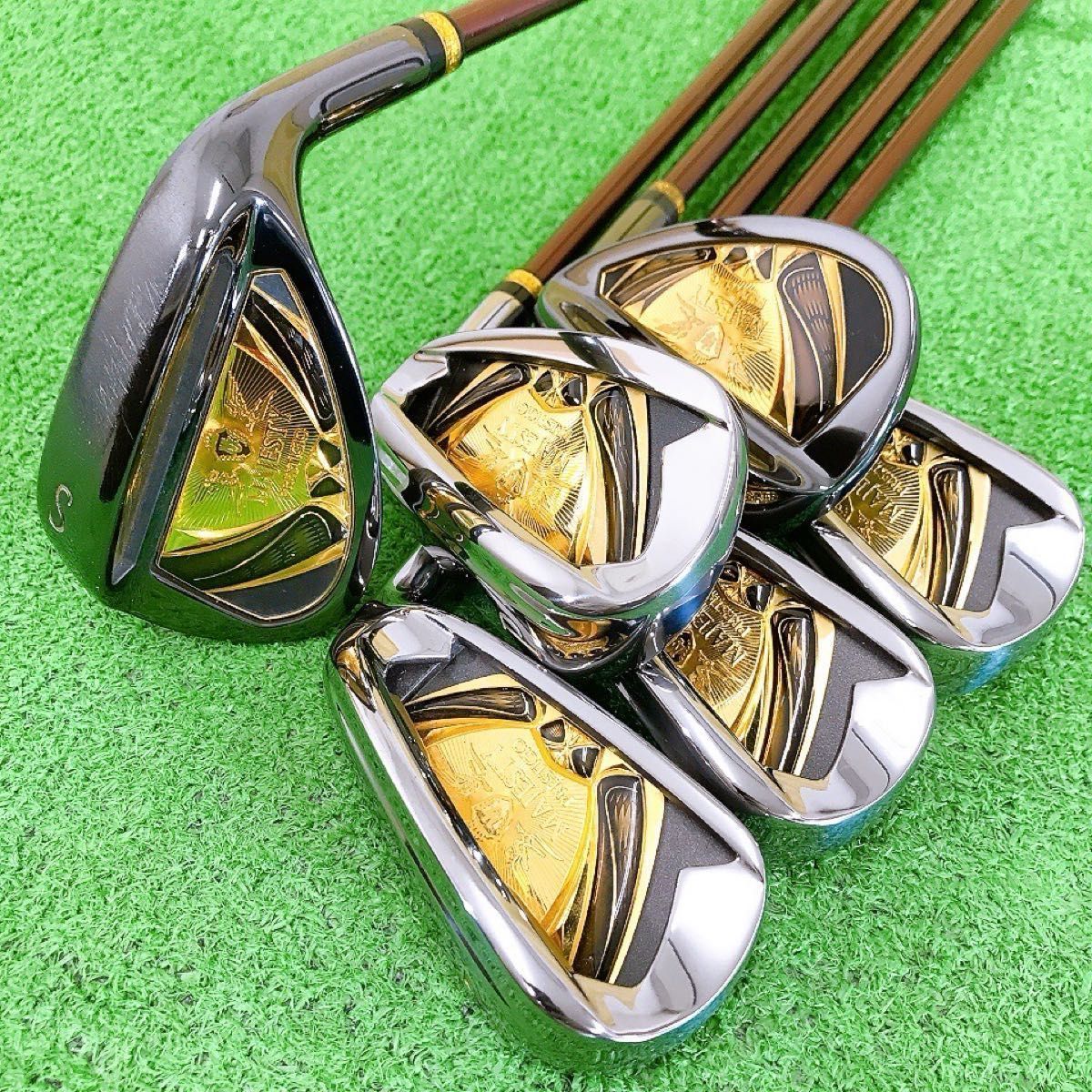 テ11☆マジェスティプレステジオ11 6本アイアンセット R2 LV740 金