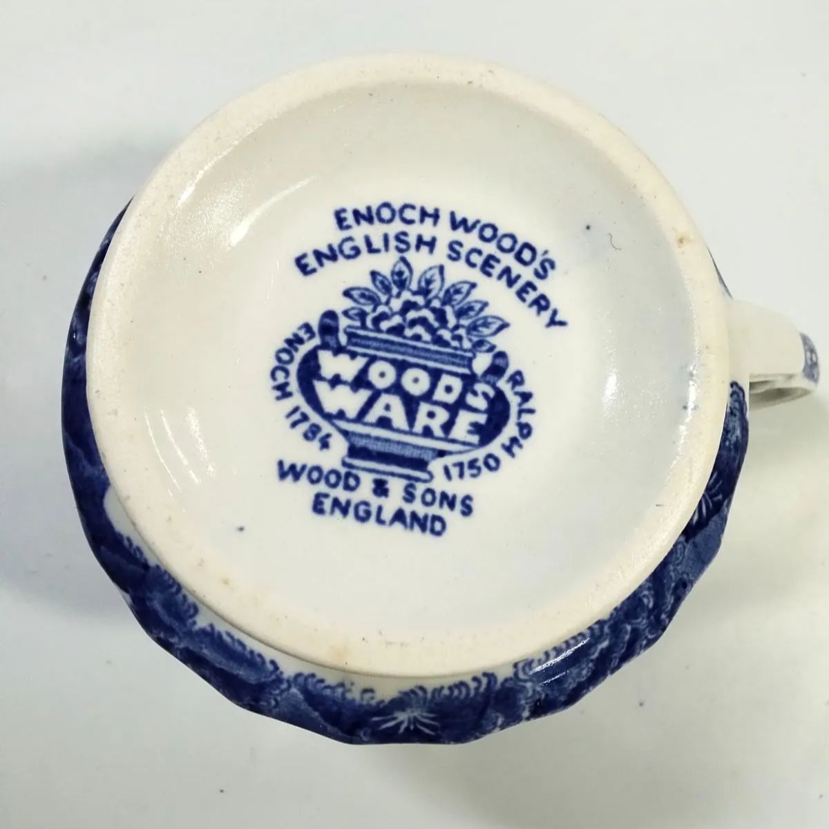EN0CH WOOD'S（エノク・ウッズ）ENGLISH SCENERY ブルー＆ホワイト