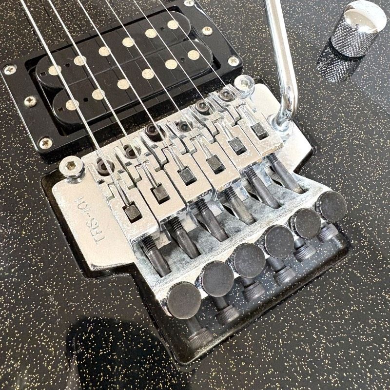 動作品】KILLER SERPENT エレキギター ブラック 音出しOK トレモロ