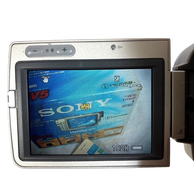 現状品】SONY DCR-TRV5 MiniDV ビデオカメラ 再生録画可 レンズ薄カビ